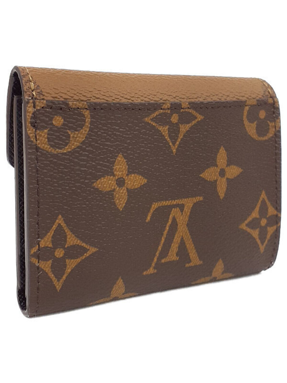 Louis Vuitton Giant Zoe Monogram Wallet Tri Portefeuille fold Brown